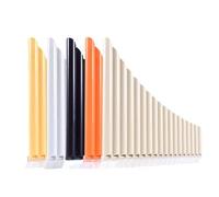 Pan Flute For Beginners 16pipe Panpipes For Beginners And 18pipe In C Major Easy To Learn And Play(18 tubes brownish-red)