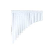 pan flute for beginners 18 Flute Pan Pipe G Key Plastic Instrument For Beginner And Musical Lover