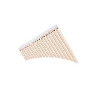 pan flute for beginners 18-pipe Panpipe Alto C Key Panpipe Instrument Panpipe Teaching Performance (Color : Off-white)