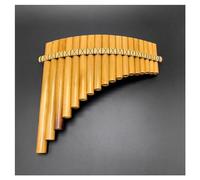 pan flute for beginners 18-tube G-tunable Entry-level Thin-wall Panpipe Instrument (Color : Forehand right)