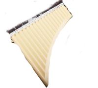 Pan Flute For Beginners 18 Tube Or 16 Resin Panpipe A Simple And Portable Instrument For Beginners(18-tube beige)