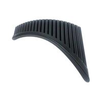 Pan Flute For Beginners 22 Pipe Pan Flute Adult ABS Resin Panpipe Beginner Professional Durable Panpipes Traditional Play Woodwind Instruments(Black-With BaseB)