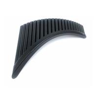 Pan Flute For Beginners 22 Pipe Pan FluteAdult ABS Resin Panpipe Beginner Professional Durable Traditional Play Woodwind Instruments(Black-With BaseE)