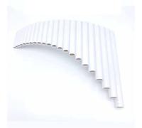 Pan Flute For Beginners 22 Pipes ABS Plastic Panpipes G Key Pan Handmade Folk Musical Instruments Flute Right Left Hand(White Left Hand)
