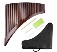 Pan Flute For Beginners 22 Pipes Pan Flute C Key Woodwind Instrument Traditional Musical Handmade(Right Hand)