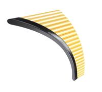 pan flute for beginners 22 Pipes Panflute Plastic G Key Panpipes With Bag Yellow (Color : Left Hand)