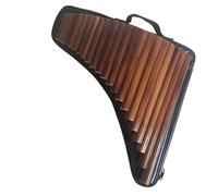 pan flute for beginners 22 Pipes Plastic Or Material Flute G Key Panpipes Musical Instruments Flute With Bag (Color : 1)