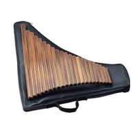 pan flute for beginners 22 Tubes Pan Blowing Flute Chinese Professional Traditional Musical Woodwind Instruments (Color : C)