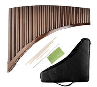 pan flute for beginners 25 Pipes C Key Professional Pan Flute Chinese Traditional Musical Instrument Pan Pipes Easy To Learn (Color : Right Hand-G)
