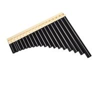 Pan Flute For Beginners Beginner Panpipes 16 Or 18 Tubes C Major Adult Instrument With Detachable Sliding Windpipe(18 tubes brown-black)