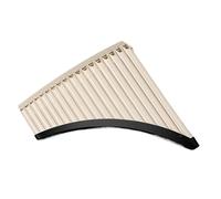 pan flute for beginners Bent Pipe Pan Flute Instrument For Beginners To Learn 18 Pipe C Key Pan Flute For Professional Performance (Color : 1)
