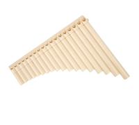 Pan Flute For Beginners C Key 16 18 Panpipe Black With Wind Pipe And Accessories Portable Detachable(White with mouthpiece)