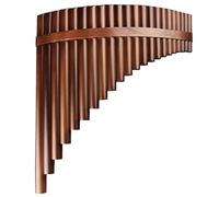pan flute for beginners Chinese Traditional Musical Instrument 22 Pipes Pan Flute C Key Woodwind Handmade (Color : Right)