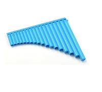 Pan Flute For Beginners Easy To Learn Panpipes 16 18 Pipes Professional Performance Instrument For Beginners In C Major(18 tubes of blue)