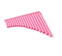 Pan Flute For Beginners Easy To Learn Panpipes 16pipe And 18pipe Professional Performance Instrument Specially Designed For Beginners(18 tubes of pink)