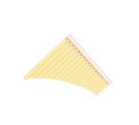pan flute for beginners Learn To Play The 18-pipe Panpipe With A Mouthpiece (Color : Yellow)