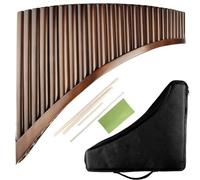 pan flute for beginners Left Right Hand C/G Key 25 Pipes Pan Flute Woodwind Instrument (Color : RIGHT-G)