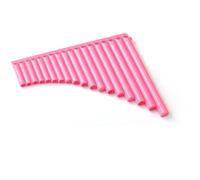 Pan Flute For Beginners Pan Flute 16 Pipe 18 C Major Beginner-friendly With Accessories Professional Playing Easy To Learn(18 tubes of pink.)