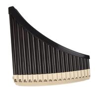 pan flute for beginners Pan Flute 18 Hole Resin Curved Pan Flute With Base Instrument Curved 18 Tube Black