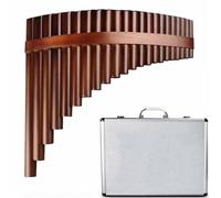 Pan Flute For Beginners Pan Flute For Woodwind Musical Instruments 22 Pipes G Key(Right-hand add box)