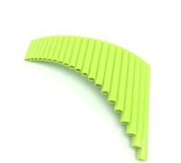 pan flute for beginners PanFlute 22 Pipes Material Panpipe Right/Left Hand Handmade Folk Musical Instrument Pipe Dizi (Color : Green Left Hand)