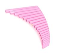 pan flute for beginners PanFlute 22 Pipes Material Panpipe Right/Left Hand Handmade Folk Musical Instrument Pipe Dizi (Color : Pink Right Hand)