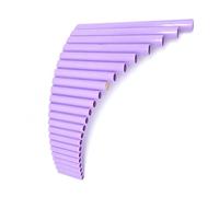 pan flute for beginners PanFlute 22 Pipes Material Panpipe Right/Left Hand Handmade Folk Musical Instrument Pipe Dizi (Color : Purple Left Hand)