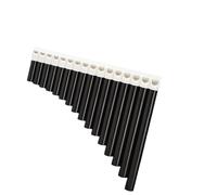 pan flute for beginners Panpipe 16-pipe Simple Musical Instrument Performance (Color : Bk)