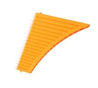 pan flute for beginners Panpipe 18-pipe Beginner Professional Playing Ethnic Wind Instrument Entry-level Special 18-pipe Upgrade Orange