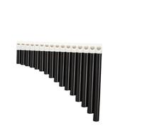 pan flute for beginners Panpipe 18-pipe Simple Musical Instrument Performance (Color : Bk)