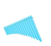 pan flute for beginners Panpipe Flute 16/18 Tube C Key Beginner Easy To Learn Resin Flute Blue (Color : 16)