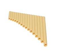 pan flute for beginners Panpipe Flute 16 Tubes In C Key For Beginners Easy To Learn Resin 16 Tubes In C Key Yellow (Color : 1)