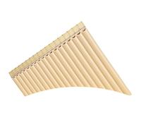 Pan Flute For Beginners Panpipe Instrument Teaching Professional Performance Beginner Level Black And White 16 18 Tubes C Major(18 tubes of C tuned to off-white)
