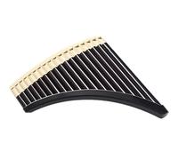 Pan Flute For Beginners Panpipes 16 18 Pipes C Major Beginner And Professional Playing Traditional Instrument Easy To Learn(18-tube (brown and white dual-color))