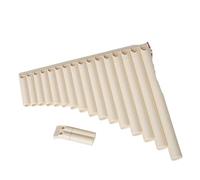 Pan Flute For Beginners Panpipes 16 18 Pipes C Major Beginner And Professional Playing Traditional Instrument Easy To Learn(16/18-tube dual-use straight version)