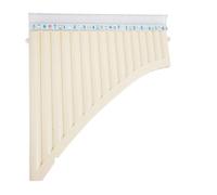 Pan Flute For Beginners Panpipes 18 Pipes For Beginners 16 In C Major For Professional Playing Of Traditional Instruments(16-tube beige)