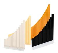 Pan Flute For Beginners Panpipes 1816 C Major Curved Pipe Suitable For Beginners And Professional Players(16-pipe panpipes in C major black)