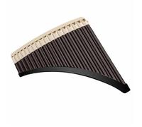 Pan Flute For Beginners Panpipes 1816 Pipes C Major Curved Pipe Suitable For Beginners And Professional Players(18-inch bent tube C-tone beige)