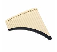 Pan Flute For Beginners Panpipes For Beginners 16 18 Tubes C Major Easy To Learn Professional Performance(Curved 18-tube beige)