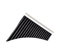 Pan Flute For Beginners Resin Panpipes Are Easy To Learn And Beginner Friendly Featuring 18 Pipes And Vibrant Colors(Black 18-tube)