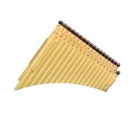 Pan Flute For Beginners Resin Panpipes Are Easy To Learn And Beginner Friendly Featuring 18 Pipes And Vibrant Colors(Beige 18-tube)