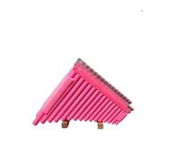 Pan Flute For Beginners Twelve Tone Equal Temperament 32pipe Double Panpipe Beginner And Professional Playing Of Traditional Musical Instruments(And carmine red.)