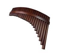 pan flute for beginners Wooden Hoop Panpipe National Musical Instrument 25/22 Tube G/C Key Professional Performance Professional Tuning (Color : 25right, Size : C)