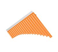 pan flute,HUIOP 18-Pipe Pan Flute G-G3 Range & C Key Pan Pipes ABS Panpipes Chinese Traditional Woodwind Instrument with Carry Bag,Pan Pipes,pan flute