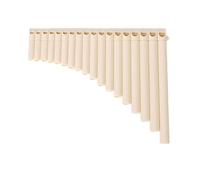 Pan Flute Instrument 16 And 18 Pipe Pan Flute A Traditional Instrument In The Key Of C For Beginners(18 ivory white)