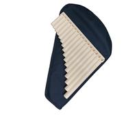 Pan Flute Instrument 16pipe Panpipes Are Easy For Beginners To Learn 18 Pipe Are Suitable For Adults And Are In The Key Of C(Off-white)