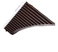 Pan Flute Instrument 18 Tube Or 16 Resin Panpipe A Simple And Portable Instrument For Beginners(16-tube black)