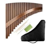 Pan Flute Instrument 22 Pipes Pan Flute G Key Pan Pipes Woodwind Instrument Bamboo Pan Flute Bitter Bamboo Over 4 Years(Right)