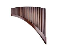 Pan Flute Instrument 22 Tubes C Key Brown Pan Flute Panpipes Flaute De Pan Folk Woodwind Musical Instrument(Left)