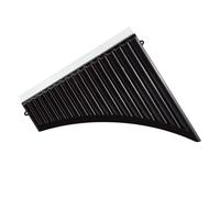 Pan Flute Instrument Brown/beige/orange Beginner C Panflute Professional Performance 18-pipe Easy-to-learn Entry-level Panflute(Brown)